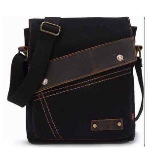 Men's Canvas Shoulder Messenger Bag